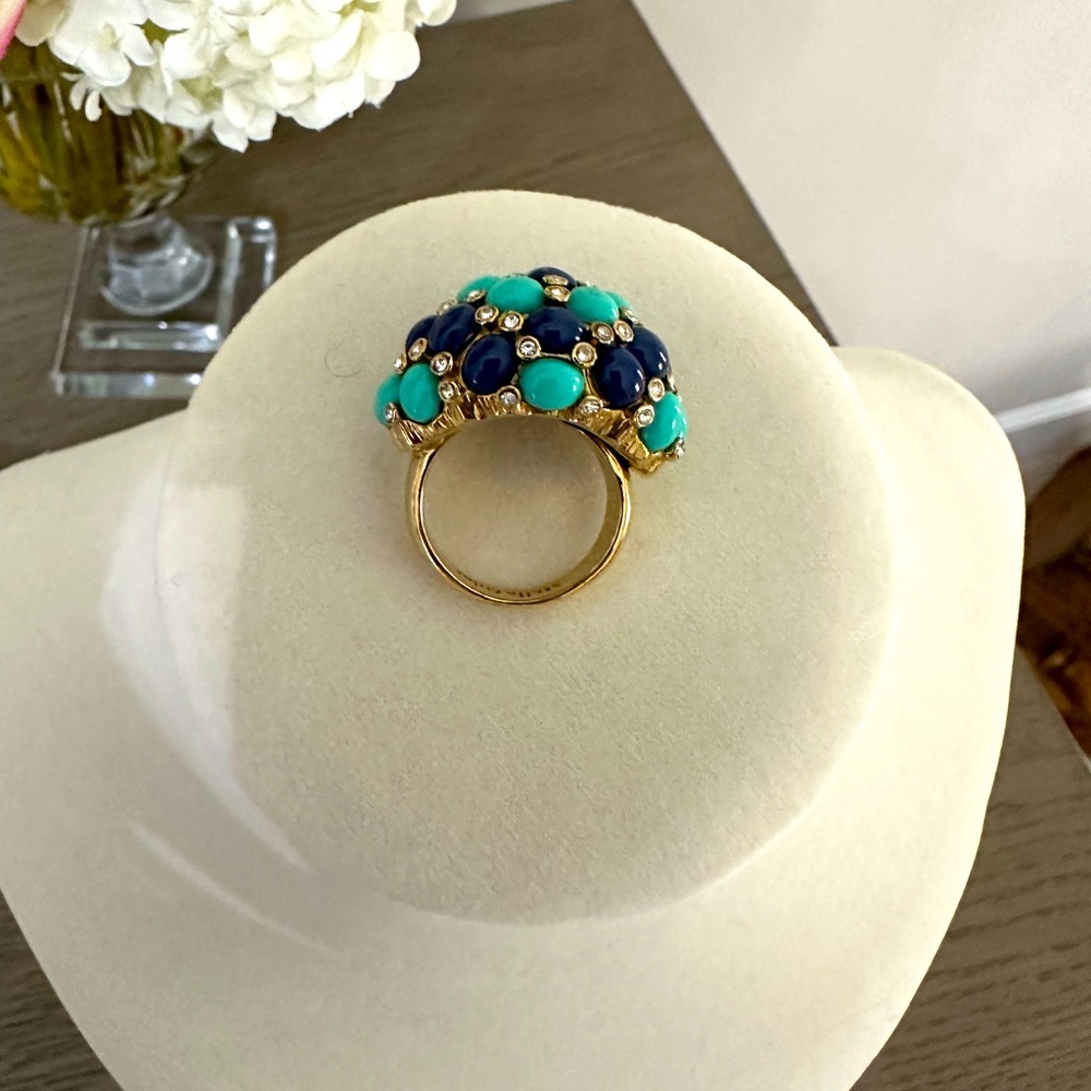 Stella & Dot Marble Stoned Fashion Ring